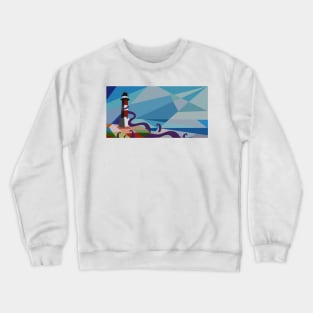 reaching for the lighthouse Crewneck Sweatshirt